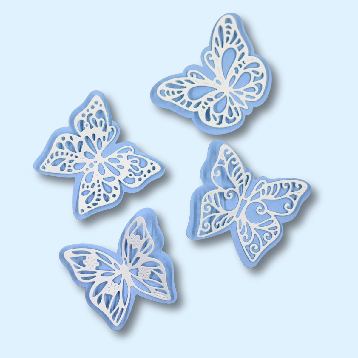 Set de Troqueles Mariposas Volumétricas