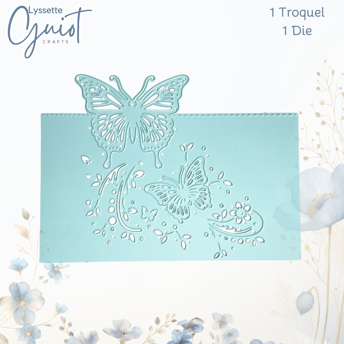 Troquel de Tarjeta de Mariposa Pop-up
