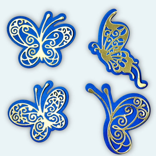 Troquel de Mariposas Caladas con Sombra