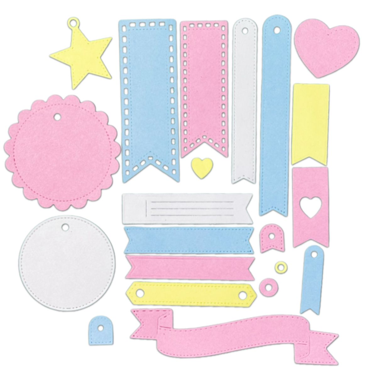 Set de Troqueles Etiquetas y Banners