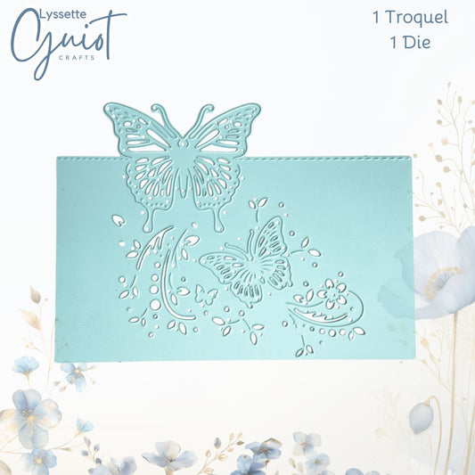 Troquel de Tarjeta de Mariposa Pop-up